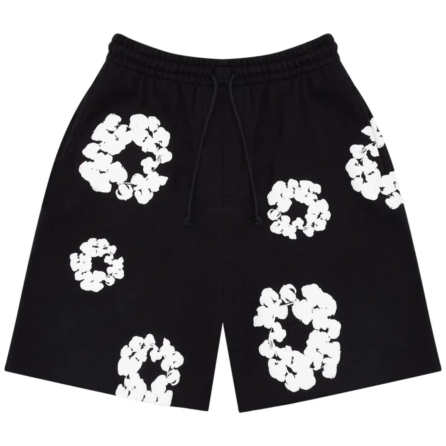 Denim Tears The Cotton Wreath Shorts Black