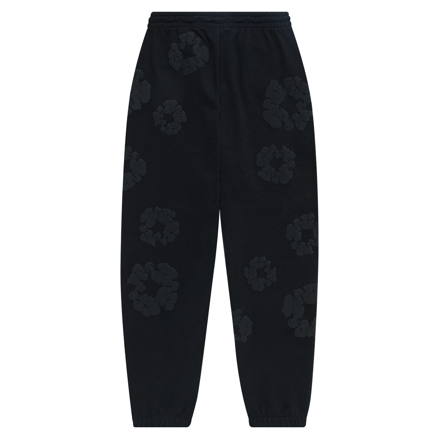 Denim Tears Cotton Wreath Sweatpants Black Monochrome